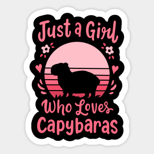 Capybara Capybara Lover Sticker